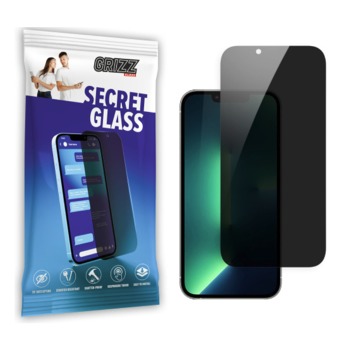 Diskrétní tvrdené sklo GrizzGlass Secret Glass pre iPhone 13 Mini