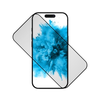 Ochranné tvrdené sklo FIXED Privacy Full-Cover pre Apple iPhone 16 Pro Max, lepenie cez celý displej, čierne
