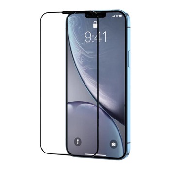 Joyroom HQ-Z22 Tvrzené sklo pro iPhone 15 Pro s černým rámečkem a prachovým filtrem