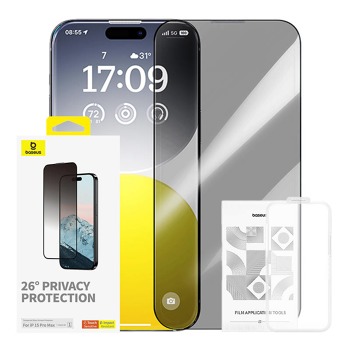 Tvrdené sklo Baseus Diamond iPhone 15 Pro Max pre ochranu súkromia