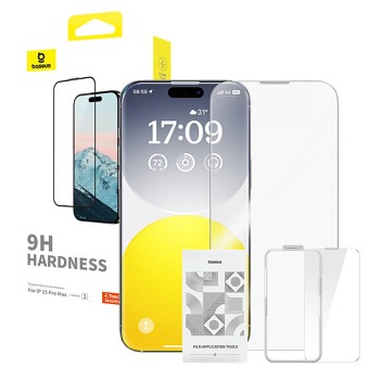 Diamantové tvrdené sklo Baseus 0,3 mm pre iPhone 15 Pro Max