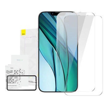 Baseus Crystal 0,3mm tvrdené sklo pre iPhone 14/13/13 Pro (2ks)