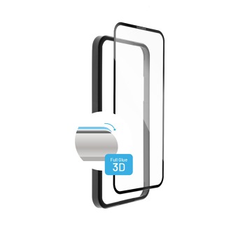Ochranné tvrdené sklo FIXED 3D Full-Cover s aplikátorom pre Apple iPhone 13, čierne