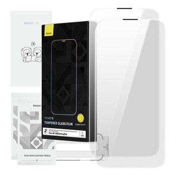 Tvrdené sklo Baseus Corning pre iPhone 13 so zabudovaným prachovým filtrom