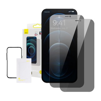 Baseus Tvrdené sklo 0,3 mm (6,1 palca) pre iPhone 12 Pro (2ks)