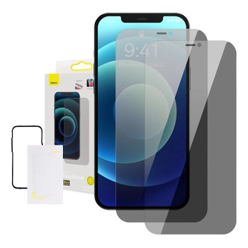Baseus Tvrdené sklo 0,3 mm (6,7 palca) pre iPhone 12 Pro Max (2 ks)