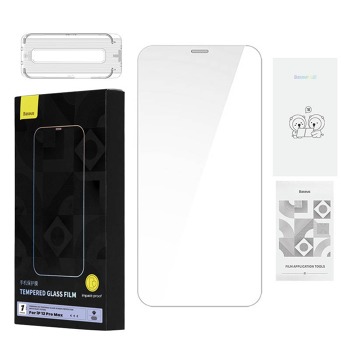 Tvrdené sklo Baseus 0,4 mm iPhone 12 Pro Max + čistiaca sada