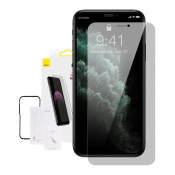 Baseus 0,3 mm celoplošné a celosklenené tvrdené sklo (balenie 1 ks) pre iPhone 11 6,1 palca