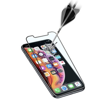 Ochranné tvrdené sklo na celý displej Cellularline CAPSULE pre Apple iPhone XS