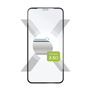 Ochranné tvrdené sklo FIXED Full-Cover pre Apple iPhone XR, lepenie po celej ploche displeja, čierne