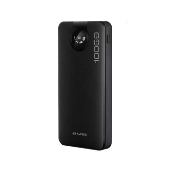 Power banka Awei P133K so 4 výstupmi pre všetky typy telefónov a vstupom USB-C - 10000 mAh, čierna