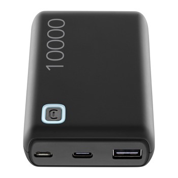 Powerbanka Cellularline Essence 10 000 mAh - čierna
