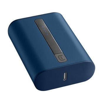 Powerbank Cellularline Thunder 10 000 mAh, modrá