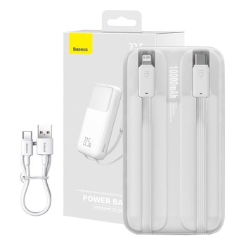 Powerbank Baseus Comet 10000mAh, 22,5W (biela)