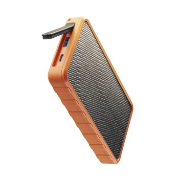 Solárna powerbanka Cellularline SOLAR 10 000 mAh, oranžová