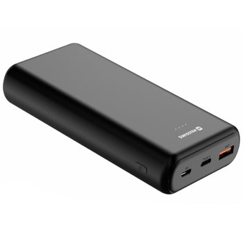 SWISSTEN POWER LINE powerbank 20 000 mAh, 20W, Power Delivery, čierna