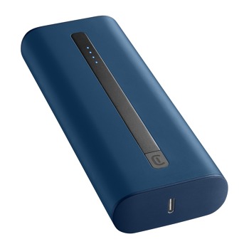 Powerbank Cellularline Thunder 20 000 mAh - modrá