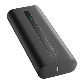 Powerbank Cellularline Thunder 20 000 mAh - čierna
