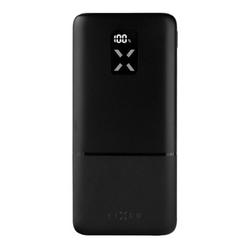 Powerbank FIXED Zen 20 s LCD displejom a výstupom 20 W PD, 20 000 mAh - čierna