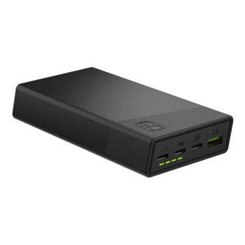 POwer Bank Green Cell, PBGC03S, PowerPlay 20000mAh, 22,5W (čierna)