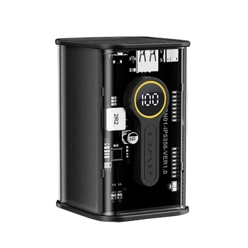 Awei P180K PD20W 20000mAh Power Bank - transparentná/čierna