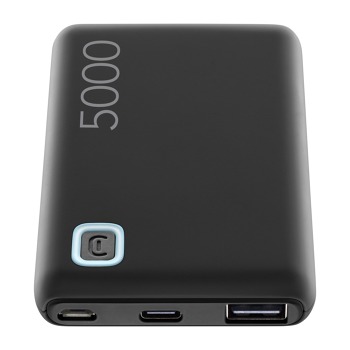 Powerbank Cellularline Essence 5000 mAh, čierna