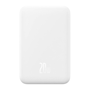 Baseus magnetická mini powerbanka 5000mAh 20W (biela)